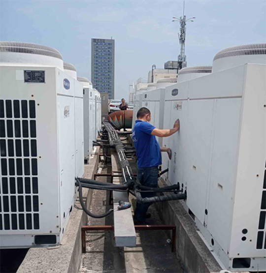 高碑店中央空调制热和不制冷系统维修方法